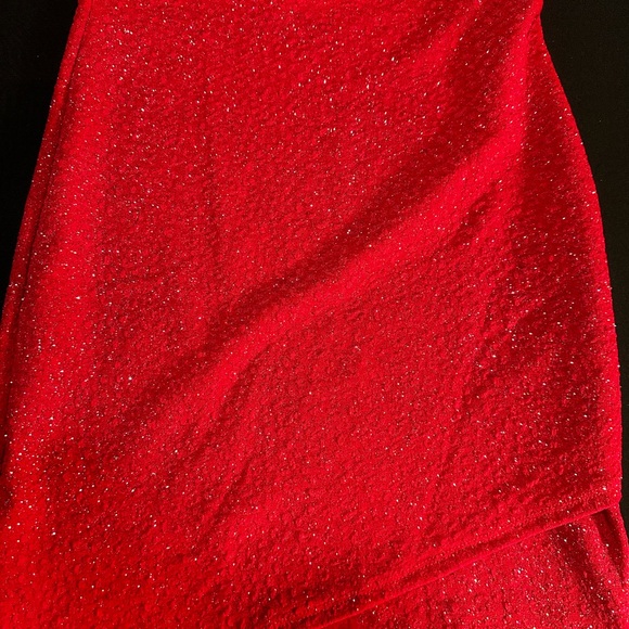 Windsor Red Sequin Mesh Bodycon Mini Dress - Picture 4 of 6